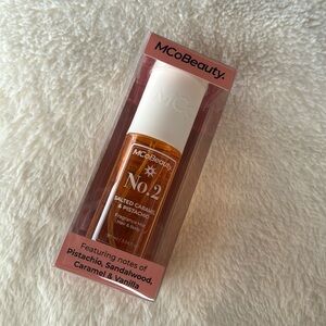 New MCoBeauty hair and body MIST salted caramel and pistachio